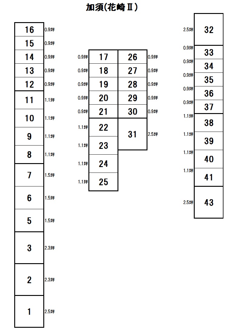 配置図_A-6_加須(花崎Ⅱ)